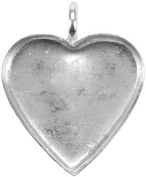 Bezel Base Elements Heart Pendant 1/Pkg Bezel Base Elements Heart Pendant 1/Pkg