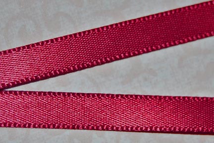 1/4" Wine Satin 1/4" Wine Satin