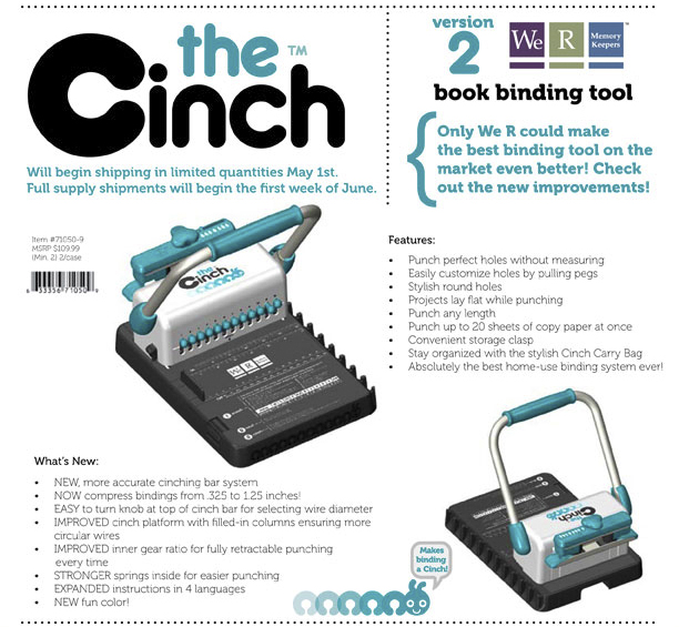 The NEW Cinch Version 2 Bookmaking Starter Kit: Vintage Edition The NEW Cinch Version 2 Bookmaking Starter Kit: Vintage Edition